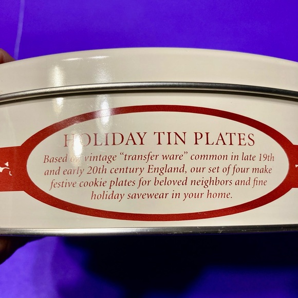 Restoration Hardware 4 Pc Set, Tin Plates - Picture 9 of 9